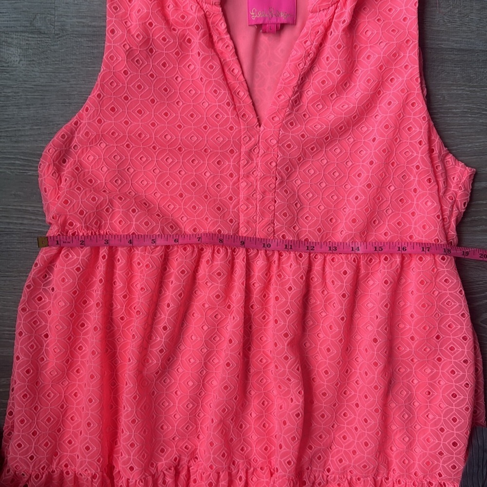 Lilly Pulitzer Novella Dress Large - Picture 10 of 12